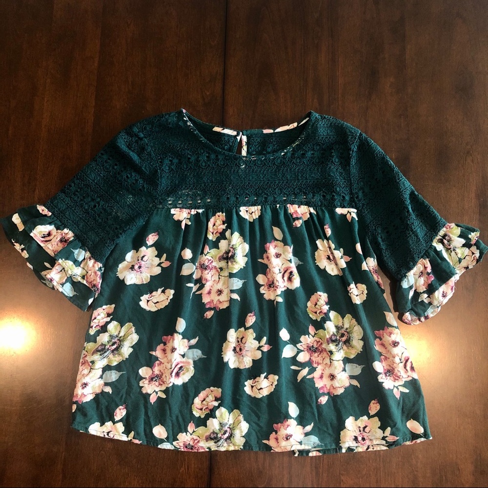 Floral blouse by Merona